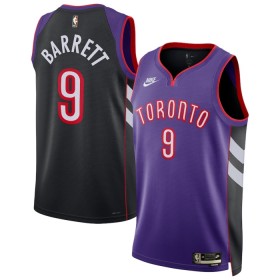 Maillot NBA Toronto Raptors RJ Barrett Nike 2024-25 Classic Edition Violet Swingman - Homme